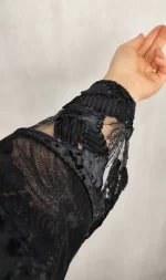 مانتوی بلند مجلسی مدل گلنار