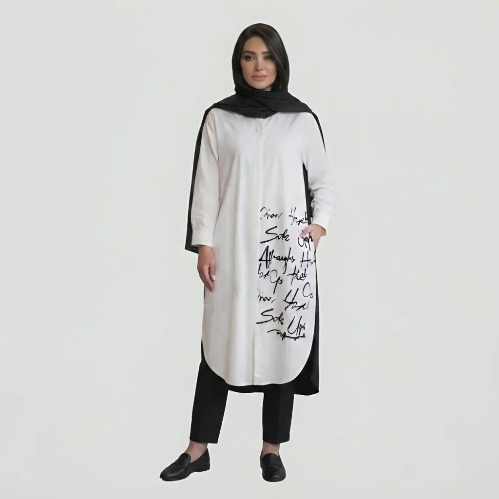 مانتوی بلند اسپرت وارداتی ترک